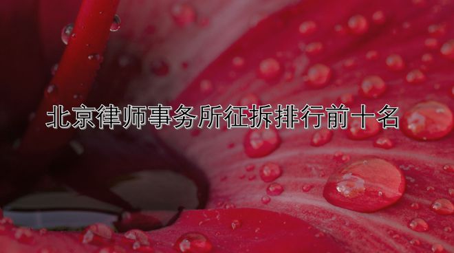 京律师事务所征拆排行前十名龙8国际电子游戏娱乐平台北(图1)